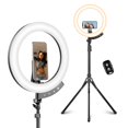 thumbnail image 1 of Sensyne Anillo de luz de 12" con soporte para trípode de 62", luz LED circular para selfies con fuerte soporte magnético para teléfono compatible con teléfonos móviles para transmisión en vivo/grabaci, 1 of 5