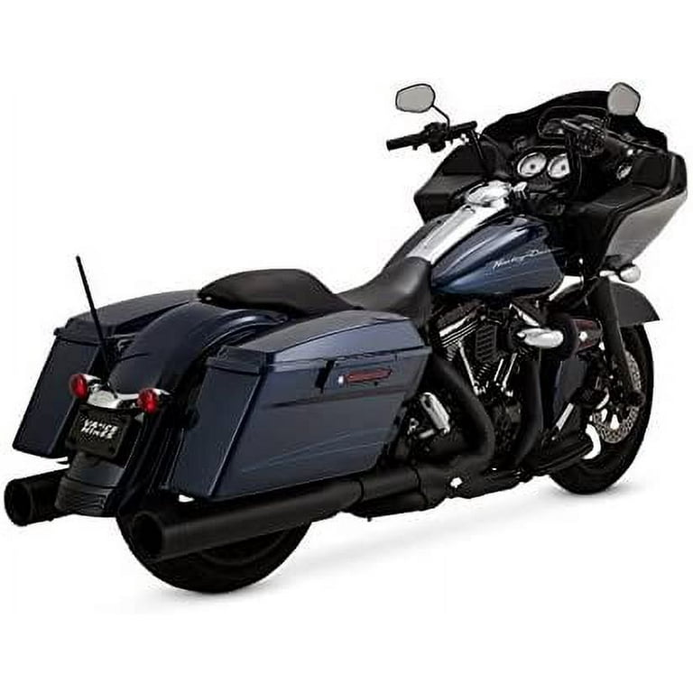 Vance & Hines Destroyer Oversized 450 Slip Ons Black withBlack 