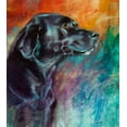 thumbnail image 2 of Campbell, Robert 26x29 Gold Ornate Wood Framed with Double Matting Museum Art Print Titled - Rainbow Retriever, 2 of 4