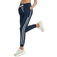 thumbnail image 5 of SPECIAL MAGIC Running Sweatpants for Women Drawstring High Waist Side Stripes Workout Cotton Athletic Lounge with Pockets, 5 of 7