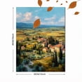 thumbnail image 3 of Tuscan Village Landscape Oil Painting Canvas Print, Suitable for Living Room Bedroom Dining Room Home Office Entryway, 3 of 8