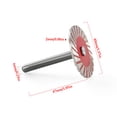 thumbnail image 3 of 10Pcs Corrugated Carving Disc, RRJ Corrugated Carving Disc, 40mm Grinding Disc With Handle, Fast Cutting Carving Wheel For Granite Marble Concrete, Stone Carving Tool For Tile Wood Plastic, Rotary, 3 of 9