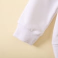 thumbnail image 5 of Ketyyh-chn99 Fall Baby Boy Clothes Toddler Girl Clothes Outfits Set Fall Baby Boy Clothes Boy Little Long Sleeve Sweatshirt Pants Set Waffle Knit Outfit White,12-18 Months, 5 of 5