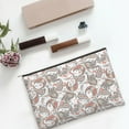 thumbnail image 6 of Cauagu Paisley Floral for Tyvek Makeup Bag,Reusable Travel Cosmetic Bag Women Organizer Toiletry Bag Birthday,Gifts for Women Girlfriend Mom Teacher 6.5’’*8.9’’, 6 of 7