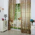 thumbnail image 3 of Leaf Curtains Window Curtains Vine Curtain Willow Tulle Room Sheer Curtains Green Window Curtain Drape Panel Sheer Valances for Living Room Bedroom Balcony Door,1 Panel,79x39.4inch, 3 of 10