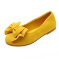 thumbnail image 2 of Shoes for Kids, Girl School Shoes, Toddler Girl Shoes, Toddler Dress Shoes Flower Girl Shoes for Weeding Baby Cute Mary Jane Shoes Ballet Flats for Walking,Casual Shoes, Yellow US-5C/EU-21, 2 of 4