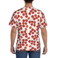 thumbnail image 2 of Naloa Tomato Men's T-Shirt Sport T-shirt Men's Basic Tee Casual Men's Shirt, Round Neck, Short Sleeves - Small, 2 of 5