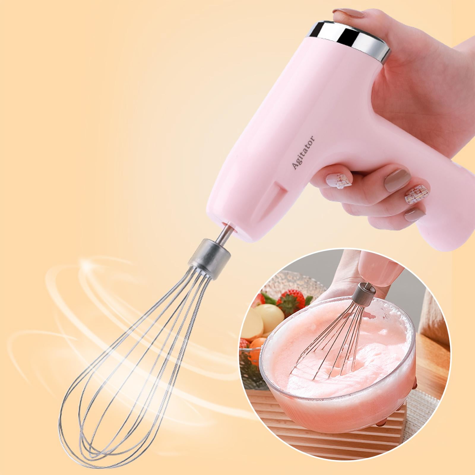 Batidores Eléctricos Portátiles Con Batidor Mezclador Para Hornear Postre Rosa Sunnimix Espumador de leche eléctrico | Bodega Aurrera en línea