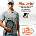 thumbnail image 3 of Franklin Sports Pickleball Paddle - Ben Johns Series Paddle Aluminum - USAP Approved - Black/Orange, 3 of 6