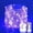 Blue, variant on LED String Lights- 10M 100LED Rope Lights Battery Operated With Remote 8 Modes Garden String Lights For Indoor Outdoor Decoration.