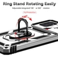 thumbnail image 2 of Estuche GANGXUN para Samsung Galaxy A21S, soporte giratorio 360°, estilo mecánico y magnético, 2 of 5