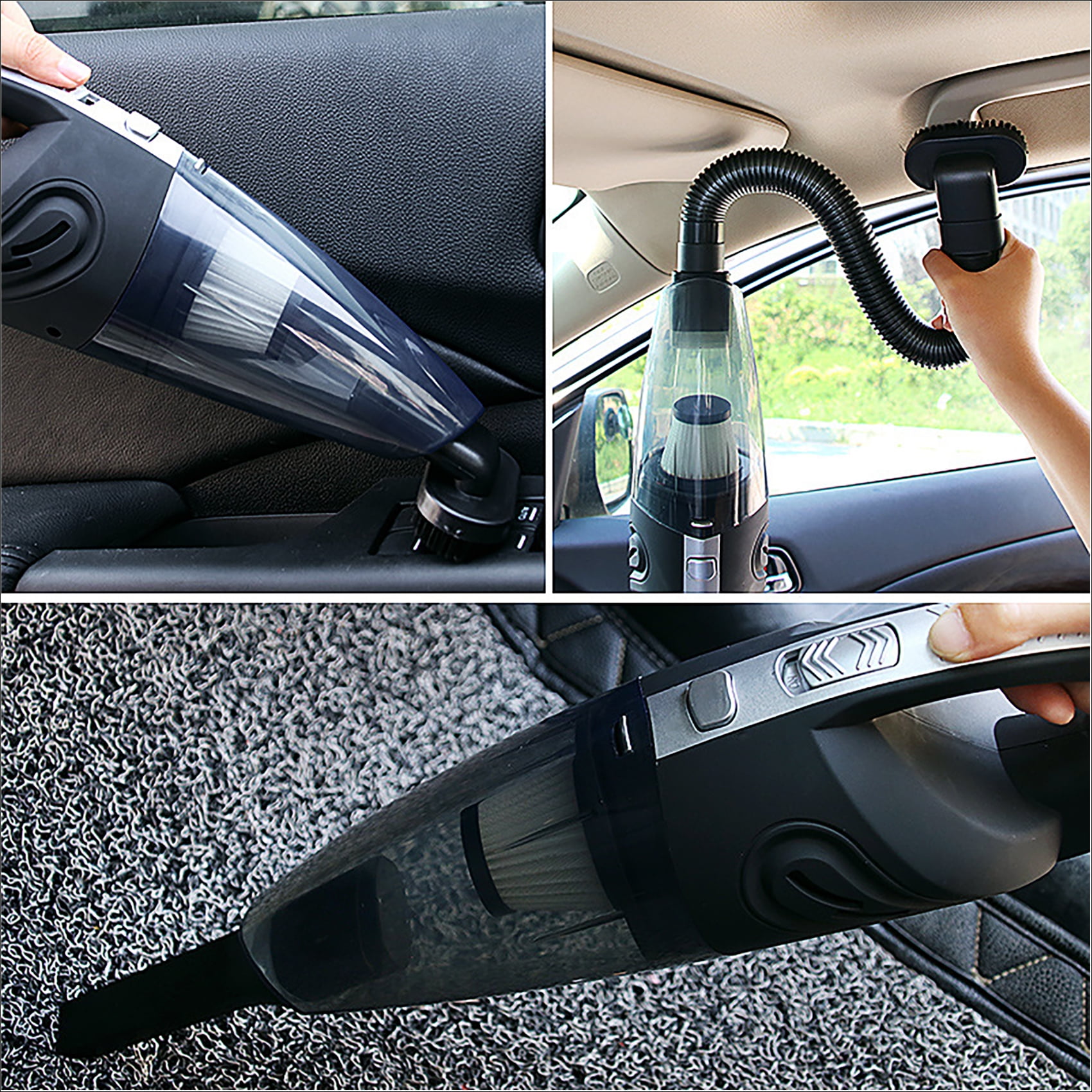 Juyafio Cordless Handheld Vacuum with 10000PA Powerful Suction, Portable Rechargeable Car Vacuum Cleaner For Car,Home