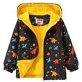 thumbnail image 5 of ZACPNCV Boys Hooded Fleece Lined Jacket 1‑9Y Kids Cartoon Print Full‑Zip Windproof Outerwear with Pockets,Zip Up Warm Winter Coat,A-Multicolor, 5 of 9