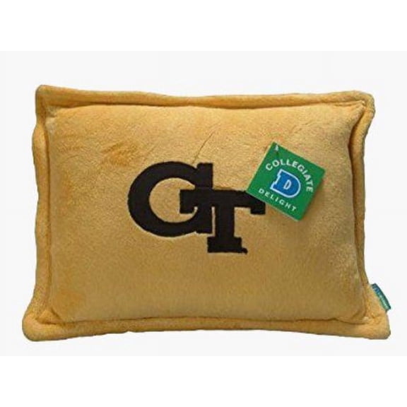 GA Tech Yellow Jackets NCAA Embroidered Fleece Pillow