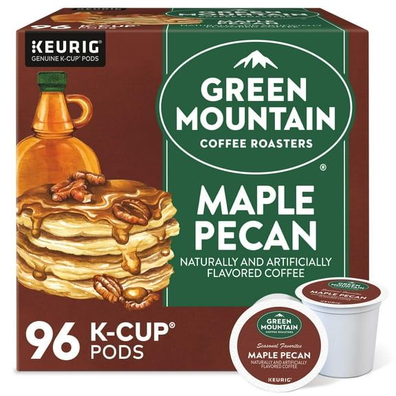 Green Mountain Coffee Roasters Maple Pecan Coffee,Keurig K-Cup Pods, Light Roast, 96 Count