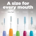 thumbnail image 2 of GUM Proxabrush Go-Betweens Interdental Brushes, Ultra Tight, 10 Count, 2 of 4