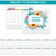 thumbnail image 4 of 2026 Desk Calendar 12 Month Referance runs Jan to Dec Twin-Coil Binding For Notes Memo Plans Appointment Organization, 4 of 9