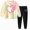 H426-Yellow, variant on TOWED22 Little Boys Girls Pajamas Set 2 Piece Long Sleeve Print Top and Pants Cotton Pjs Jammies Sleepwear Fall Winter 3 6 9 12 18 24 Months 2 3 4 5 6 7 8 9 Years(Light Purple,3-4 Y)
