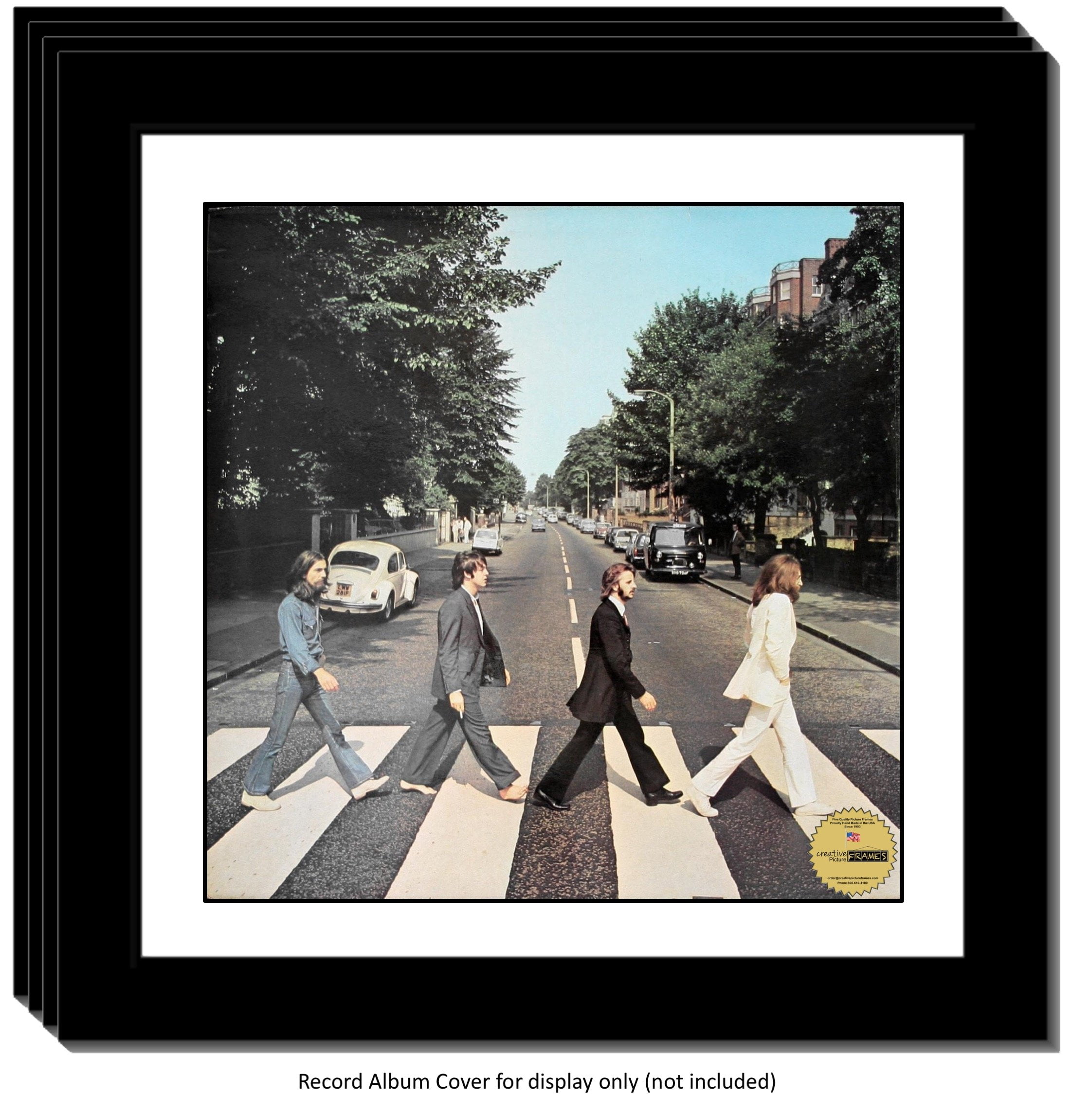 Creativepf Lp Vinyl Record Frame Display With Glass And Wall Hanger Creativepf Lp Vinyl Record Frame Display With Glass And Wall Hanger Black White Mat 15x15 4 Com