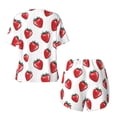 thumbnail image 5 of Xecao Hand Drawn Strawberry print Swimsuit for women, Summer-ready, sporty style.Quick-dry fabric. Many sizes & colors., 5 of 9