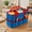 Blue, variant on Multi‑pocket Utility Tote Storage Bag, Portable Craft Organizer Caddy for Yarn Sewing Supplies Cleaning Tools Art Accessories Home Workshop Use