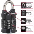 thumbnail image 2 of Jinsinto Locker Lock Set Your Own Combination Padlock, 1 Pack, Colors May Vary, 2 of 5