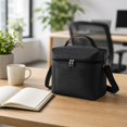thumbnail image 6 of Insulated Lunch Bag for Women and Men | Lunch Bag with Shoulder Strap | Reusable Insulated Lunch Tote for Work and Picnic | Black, 6 of 7