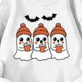 thumbnail image 4 of Cethrio Girls Halloween Sweatshirts, Crew Neck Fall Winter Long Sleeve Printed Halloween Tops White Size 5-6 T, 4 of 4