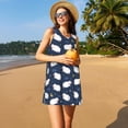 thumbnail image 3 of Disketp Cute Sheep 1 para Vestido sin Mangas para Mujeres, Vestidos de Verano para Mujeres, Casual y Holgado para la Playa, 3 of 7