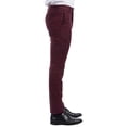 thumbnail image 3 of Mens Dress Pants, Solid Skinny Fit Office Pants Only, 3 of 4