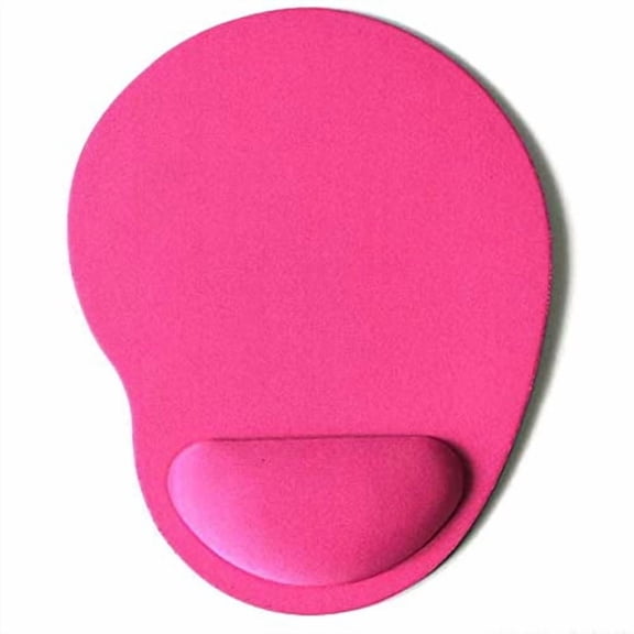 Solid Color Mouse Pad Ergonomic Mouse Pad with Wrist Support Non-Slip Gel Bottom Hand Rest Mice Pad for Home Office Gaming Working