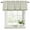 Green Grey, variant on 2 Pack Valances for Window, Sage Green Floral Short Curtains for Kitchen Bedroom Living Room, Spring Flowers Rod Pocket Small Window Treatment Valance Drapes 60 x 18 Inch