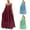 Wine B, variant on Women's Pocket Nightgown Sleeveless Sleep Dress Pleated Front Round Neck Nightie
