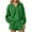 *Green, variant on VBVC No Boundaries Women's Long Sleeve Shorts Legs 2 Piece Sets,Quarter Zipper Collar Shirts For Women,Ladies Solid Color Drawstring Outfits With Pockets,Hot Pink,Size XL