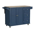 thumbnail image 1 of Kitchen Cart With Wood Top And Drop Leaf Breakfast Bar Kitchen Island Casual Home, 1 of 7
