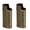 Bronze, variant on Rupoun 2Pcs Zinc Alloy Lighter Cover Retro Pattern Reusable Portable Sleeve Case for Travel Outdoor Grey (5.51 inches / 14.00 cm)