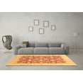 thumbnail image 3 of Ahgly Company Indoor Round Oriental Brown Modern Area Rugs, 8' Round, 3 of 4