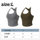 thumbnail image 2 of Sujetador deportivo para mujer, Tops cortos de entrenamiento con almohadilla en el pecho extraíble para Yoga, gimnasio, Fitness, 2 uds., 2 of 5
