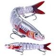thumbnail image 4 of Fishing Lures for Bass Trout Multi Jointed Swimbaits Slow Sinking Bionic Swimming Lures Bass Freshwater Saltwater Bass Lifelike Fishing Lures Kit, 4 of 7