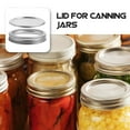 thumbnail image 3 of Masteelf 5 Sets Jar Lids Canning Jar Caps Tinplate Storage Jar Lids with Rings, 3 of 7