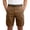 Light Brown #079, variant on Mens Cargo Shorts Stretch Work Shorts Comfy Relaxed Fit Lounge Hiking Chino Short with Multi Pockets, XL