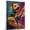 Airedale Terrier, variant on Irish Wolfhound Dog Playing Electric Guitar Wall Canvas Size 8x12 – Irish Wolfhound Canvas Art for Dog Lovers, Electric Guitar Canvas Wall Decor