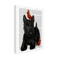 thumbnail image 2 of Trademark Fine Art 'Scottish Terrier and Birds' Canvas Art by Fab Funky, 2 of 3