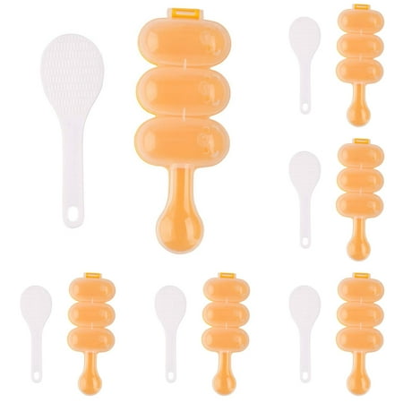 

AUDeals Rice Ball Maker with Rice Kitchen Cooking Tools for Home Kitchen Rice Rice Shaper Rice Shaker Maker Make Your Own DIY Food at Home *5PCS