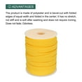 thumbnail image 3 of Uxcell 1/2" Double Fold Bias Tape Polyester Continuous Bulk Bias Tape for Sewing Seaming Yellow 55 Yards, 3 of 5