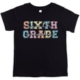 thumbnail image 4 of Sixth Grade T-Shirt for Back to School Children's First Day of 6th Grade Bold Pastel Font Tee Black Shirt Youth Small, 4 of 4