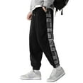 thumbnail image 4 of Mens Baggy Sweatpants Corduroy Paisley Print Casual Pants Relaxed Fit Straight Leg Spring Fall Lightweight Japanese Style Trousers Black M, 4 of 9