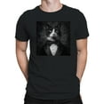 thumbnail image 2 of Dapper Cat in Tuxedo Portrait Men's T-shirt, 2 of 3