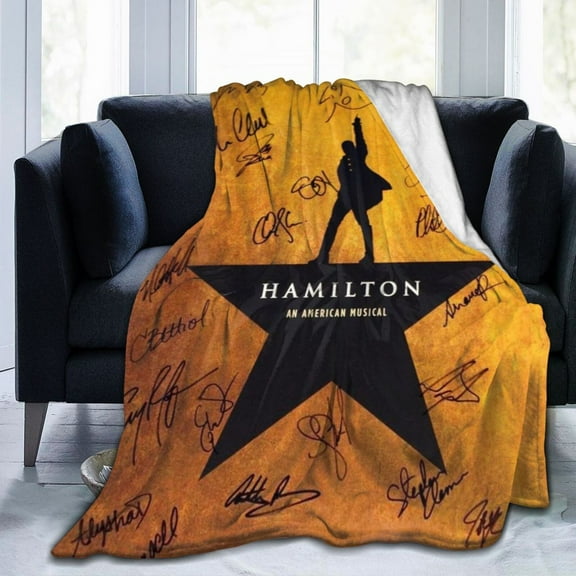 Ultra-Soft Micro Fleece Blanket Hamilton The Musical Super Soft Plush Blanket For Winter Bedding Bed Couch Sofa For All Seasons 50"X40"