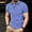 Blue, variant on Zorckvet Mens Casual Polo Shirts Short Sleeve Button Golf Slim Fit Shirt with Pocket & Collar Spring Summer Fashion Tops